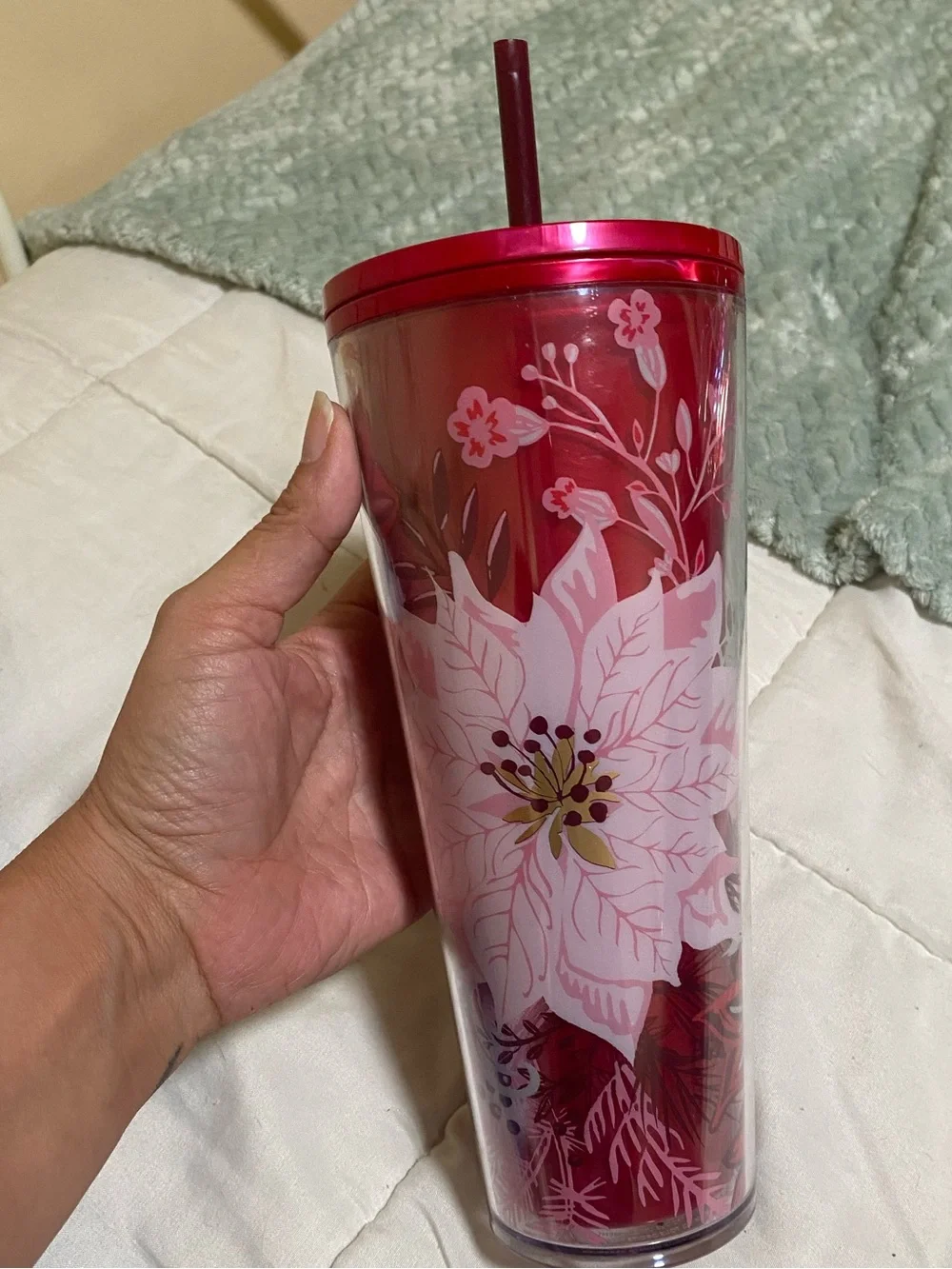 Starbucks tumblers enchanted forest, studded prism and sparkle glitter tumbler